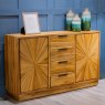 Rachel 2 Door + 4 Drawer Sideboard Ginger Teak Lifestyle