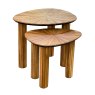 Rachel Nest Of Tables Ginger Teak (Set of 2)