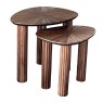 Rachel Nest Of Tables Dark Teak (Set of 2)