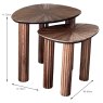 Rachel Nest Of Tables Dark Teak (Set of 2) Dimensions