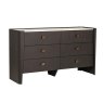 Rio 3 + 3 Drawer Chest Of Drawers Ebony