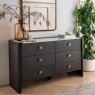 Rio 3 + 3 Drawer Chest Of Drawers Ebony Lifestyle