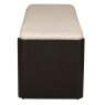 Rio Bedroom Bench Ebony Side View
