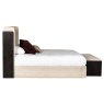 Rio Double (150cm) Bedstead Ebony Side View