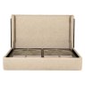 Rio King (180cm) Bedstead Ebony Front View No Mattress