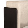 Rio Double (150cm) Bedstead Ebony Headboard Close Up