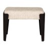 Rio Bedroom Stool Ebony Front View