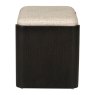Rio Bedroom Stool Ebony Side View