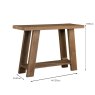 Manly Console Table Cashew Dimensions
