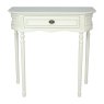 Lyon 1 Drawer Side/Lamp Table Lime White Front