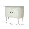 Lyon 2 Door Sideboard Lime White Dimensions