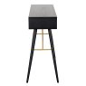 Barcelona Console Table Black and Copper