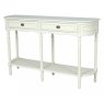 Lyon 2 Drawer 1 Shelf Console Table Lime White