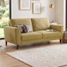 Belform Brona 3 Seater Sofa Fabric Category 1 Mustard Lifestyle