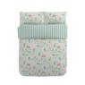 Sanderson Clementine Reversible King Duvet Cover Set Raspberry/Seabreeze cutout