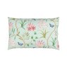 Sanderson Clementine Reversible Double Duvet Cover Set Raspberry/Seabreeze Pillow