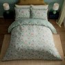 Sanderson Clementine Reversible Double Duvet Cover Set Raspberry/Seabreeze Overhead