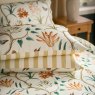 Sanderson Clementine Reversible Double Duvet Cover Set Ochre/Conch Pillow Close Up
