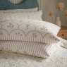 Sanderson Summer Scallop Reversible King Duvet Cover Set Lavender Pillow Close Up