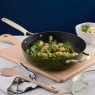 Stellar Cast Light 28cm Saute Pan Olive Lifestyle No Lid