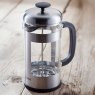 Judge 8 Cup Glass Cafetiere Stainless Steel Lifestyle