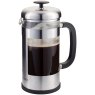 Judge 8 Cup Glass Cafetiere Stainless Steel With Coffee