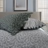 The Lyndon Company Ashling Reversible King Duvet Cover Set Green Pillow Close Up