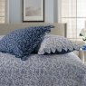 The Lyndon Company Ashling Reversible Single Duvet Cover Set Navy Pillow Close Up
