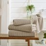 DEYONGS Sereno Soft Textured Bath Towel Stone Lifestyle