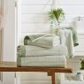 DEYONGS Willow Weave Stripe Hand Towel Sage Lifestyle