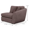 Bossano Modular Snuggler Arm RHF Fabric A Dimensions