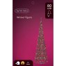 Micro LED Cone Wicker Brown With Classic White Lights 60cm Informations