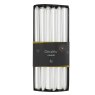 Wax Dinner Candle White 25cm (Set Of 12) 