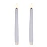 LED Realistic Candle White (Set Of 2)
