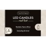 LED Realistic Candle White (Set Of 2) Close up