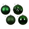 Baubles In Tube Jolly Green 14cm (Set Of 4) Options