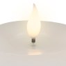 LED Realistic Candle White 20cm Close up