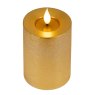 LED Realistic Candle Gold 13.5cm
