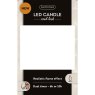 LED Realistic Candle Gold 9.5cm