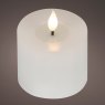 LED Realistic Candle White 9.5cm