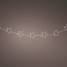 Micro LED Garland With Stars Warm White Lights 7.2ft/215cm