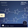 Micro LED Garland With Stars Warm White Lights 7.2ft/215cm