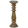 Mangowood Candleholder Natural 36cm