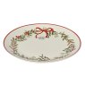 Dinner Plate With Holly Print