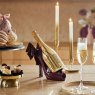 Champagne Glass With Gold Dot