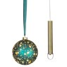 Micro LED Ball Emerald & Warm White Ligths 14cm