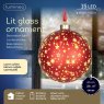 Micro LED Ball Red With Warm White Lights 14cm Informations