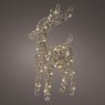 Micro LED Metal Deer Gold & Warm White Lights 37cm
