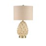 Sara Table Lamp Cream Base With Cream Linen Shade