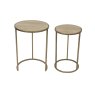 Mindy Brownes Arlo Nest Of Tables (2) Tan Tabletops